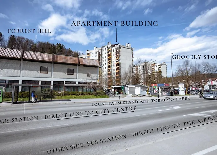 Elegant 1-bedroom Near Hill Forest * 류블랴나